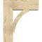 Ekena Millwork Thorton Block Rough Sawn Bracket w/ Offset Brace, Douglas Fir, 8"W x 22"D x 26"H BKT0806X22X26THR05RDF - alternate 3
